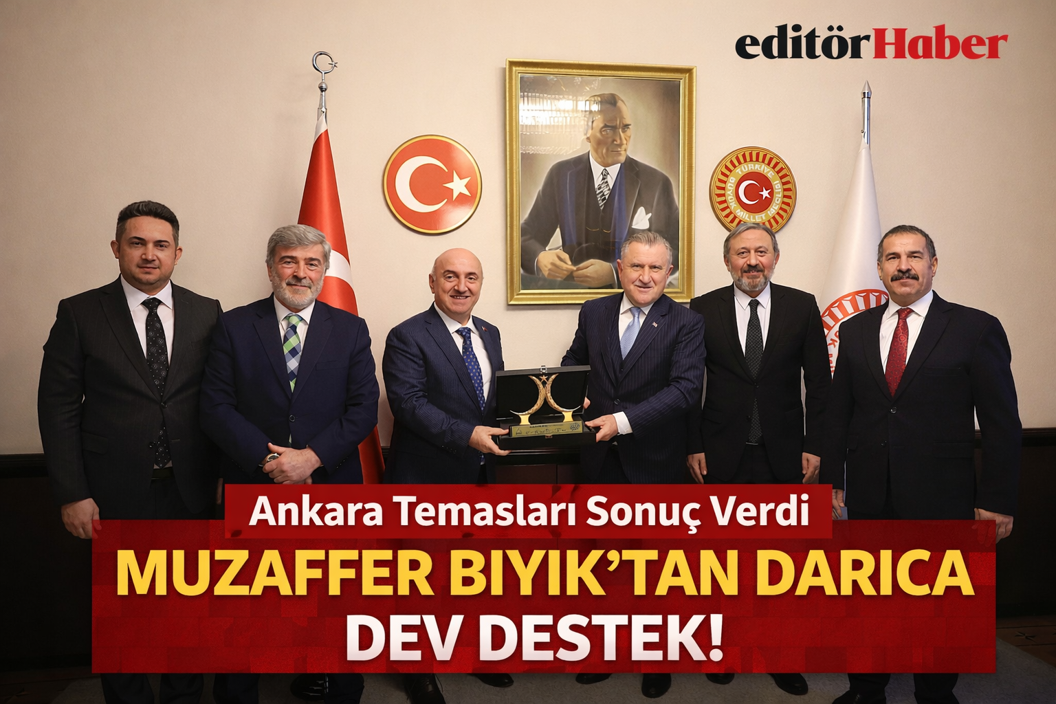 Başkan Muzaffer Bıyık’ın Ankara Temasları Sonuç Verdi: Darıca’ya 150 Milyon TL’lik Dev Spor Yatırımı